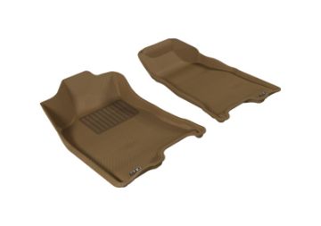 Picture of 3D MAXpider 2004 - 2012 ChevroletGMC ColoradoCanyon Crew Cab Kagu 1st Row Floormat - Tan
