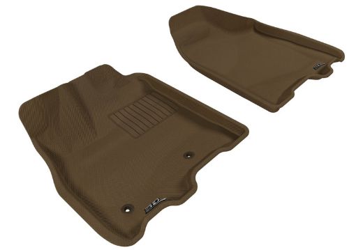 Picture of 3D MAXpider 2011 - 2012 Toyota Sienna Kagu 1st Row Floormat - Tan