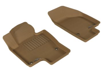Picture of 3D MAXpider 2006 - 2010 Volkswagen Passat Kagu 1st Row Floormat - Tan