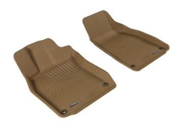 Picture of 3D MAXpider 2005 - 2011 Audi A6S6 Kagu 1st Row Floormat - Tan