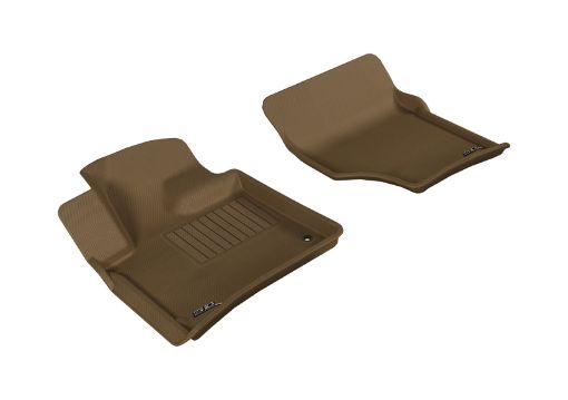 Picture of 3D MAXpider 2007 - 2015 Audi Q7 Kagu 1st Row Floormat - Tan