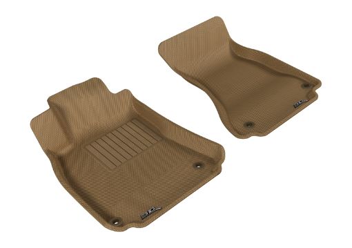 Picture of 3D MAXpider 2009 - 2017 Audi A4S4RS4A5S5 Kagu 1st Row Floormat - Tan