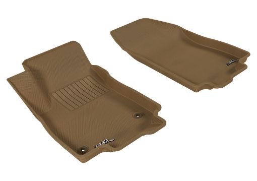 Picture of 3D MAXpider 2013 - 2020 BuickChevrolet EncoreTrax Kagu 1st Row Floormat - Tan