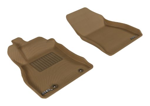 Picture of 3D MAXpider 2011 - 2018 Nissan Juke Kagu 1st Row Floormat - Tan