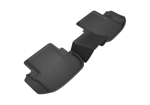 Picture of 3D MAXpider 2018 - 2020 Mercedes - Benz E - Class Coupe C238 Kagu 2nd Row Floormats - Black