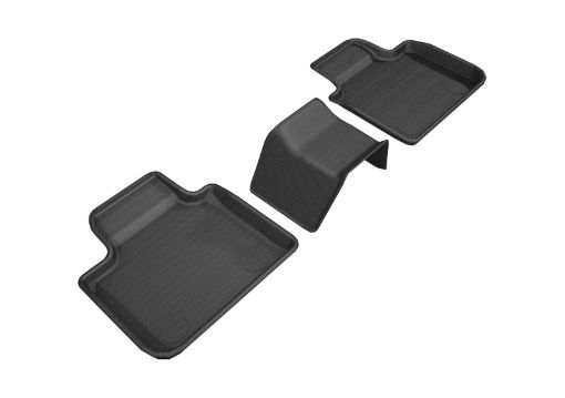 Picture of 3D MAXpider 2018 - 2019 BMW 6 Series Gran Turismo Kagu 2nd Row Floormats - Black
