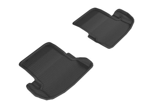 Picture of 3D MAXpider 2016 - 2020 Mercedes - Benz C - Class Coupe C205 Kagu 2nd Row Floormats - Black