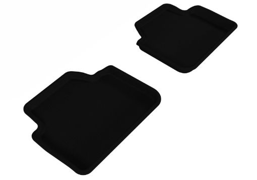 Picture of 3D MAXpider 2006 - 2011 BMW 3 SeriesX3 E90E83 Kagu 2nd Row Floormats - Black