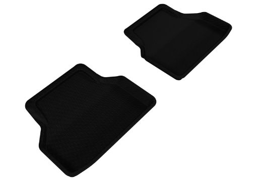 Picture of 3D MAXpider 2004 - 2010 BMW 5 Series E60 Kagu 2nd Row Floormats - Black