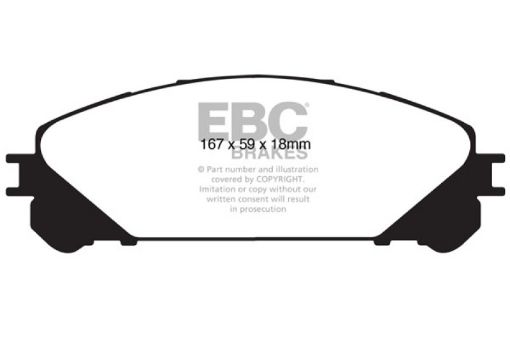Picture of EBC 10 Lexus RX350 3.5 (Japan) Extra Duty Front Brake Pads