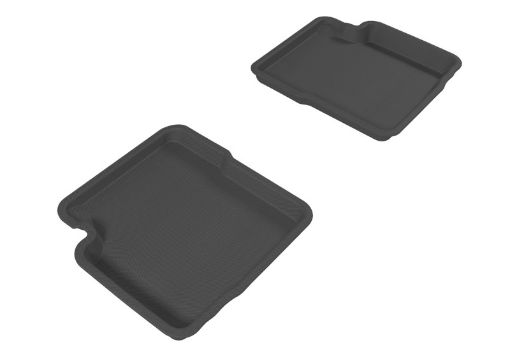 Picture of 3D MAXpider 2012 - 2019 Fiat 500 Kagu 2nd Row Floormats - Black