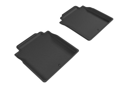 Picture of 3D MAXpider 2017 - 2019 Genesis G90 Kagu 2nd Row Floormats - Black