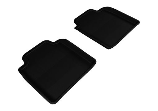 Picture of 3D MAXpider 2007 - 2012 Lexus LS460LLS600HL Kagu 2nd Row Floormats - Black