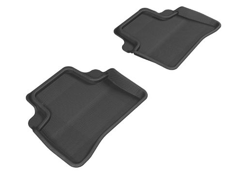 Picture of 3D MAXpider 2010 - 2016 Mercedes - Benz E - Class W212 Kagu 2nd Row Floormats - Black