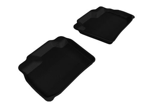 Picture of 3D MAXpider 2011 - 2018 Nissan Leaf Kagu 2nd Row Floormats - Black