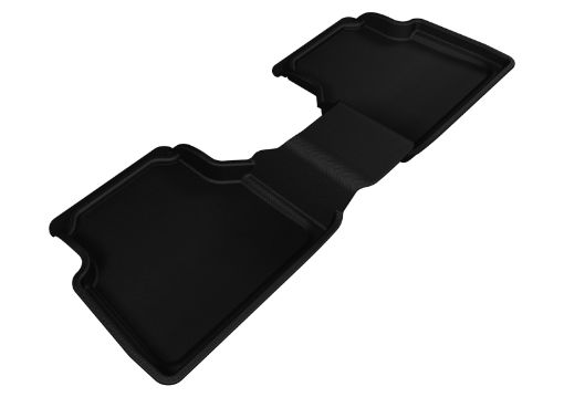 Picture of 3D MAXpider 2009 - 2019 Volkswagen TiguanTiguan Limited Kagu 2nd Row Floormats - Black