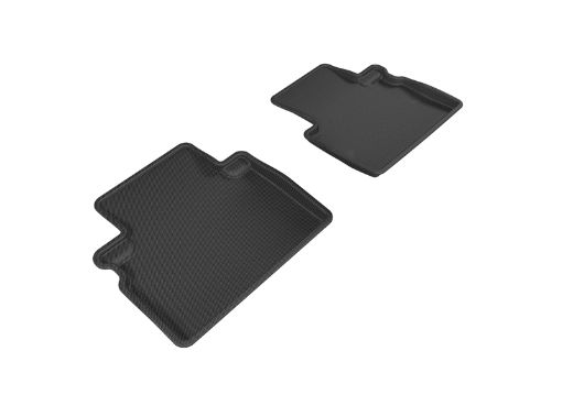 Picture of 3D MAXpider 2016 - 2017 Infiniti QX50 Kagu 2nd Row Floormats - Black