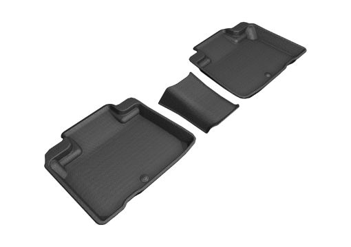 Picture of 3D MAXpider 2016 - 2020 Lincoln NautilusMkx Kagu 2nd Row Floormats - Black