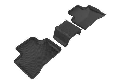Picture of 3D MAXpider 20162020 Mercedes - Benz GLC - Class X205 Kagu 2nd Row Floormats - Black