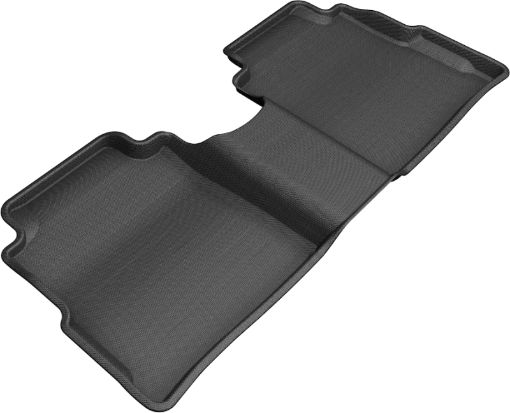 Picture of 3D MAXpider 2018 - 2019 Nissan Kicks Kagu 2nd Row Floormats - Black