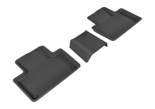 Picture of 3D MAXpider 2015 - 2019 Volvo XC90 Kagu 2nd Row Floormats - Black