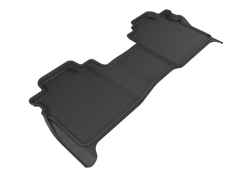 Picture of 3D MAXpider 2016 - 2019 Nissan Titan Crew Cab Kagu 2nd Row Floormats - Black