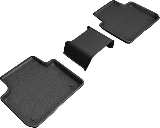 Picture of 3D MAXpider 2019 - 2019 Porsche Cayenne Kagu 2nd Row Floormats - Black