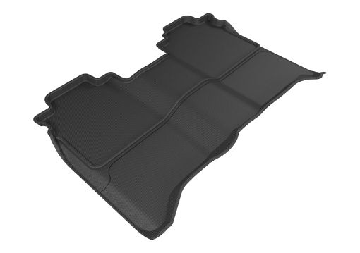 Picture of 3D MAXpider 2016 - 2019 Nissan Titan Crew Cab Kagu 2nd Row Floormats - Black