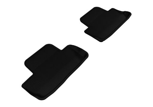 Picture of 3D MAXpider 2005 - 2014 Ford Mustang Kagu 2nd Row Floormats - Black