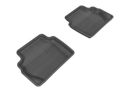 Picture of 3D MAXpider 2011 - 2019 Ford Fiesta Kagu 2nd Row Floormats - Black