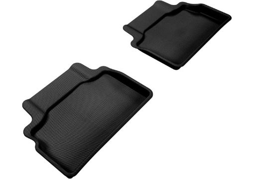 Picture of 3D MAXpider 2012 - 2016 Hyundai Genesis Kagu 2nd Row Floormats - Black