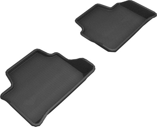 Picture of 3D MAXpider 2019 - 2020 BMW 3 Series (G20) Kagu 2nd Row Floormats - Black