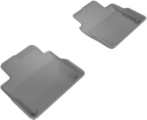 Picture of 3D MAXpider 2017 - 2019 Volvo S90V90 Kagu 2nd Row Floormats - Gray