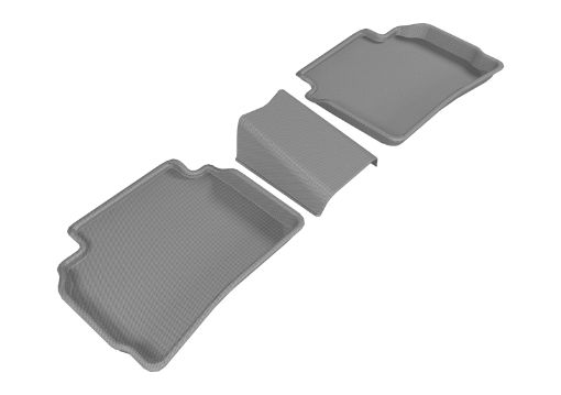 Picture of 3D MAXpider 2016 - 2020 Chevrolet Malibu Kagu 2nd Row Floormats - Gray