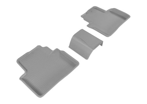 Picture of 3D MAXpider 2016 - 2020 Honda Civic Kagu 2nd Row Floormats - Gray