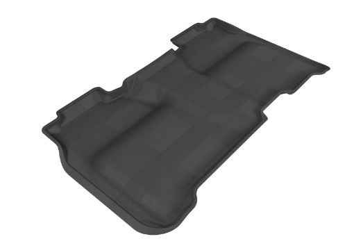 Picture of 3D MAXpider 2014 - 2019 Chevrolet Silverado Crew Cab Kagu 2nd Row Floormats - Gray