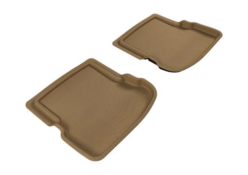 Picture of 3D MAXpider 1998 - 2010 Volkswagen BeeTLe Kagu 2nd Row Floormats - Tan