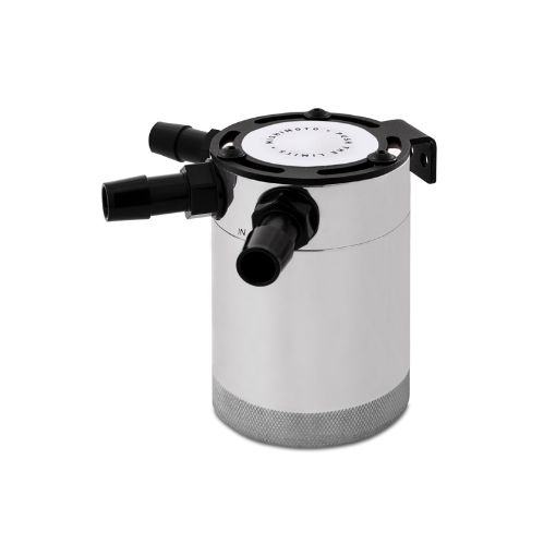 Picture of Mishimoto Compact Baffled Oil Catch Can - 3 - Port - Polished