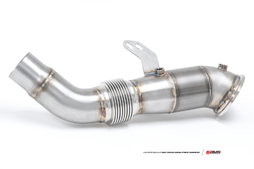 Picture of AMS Performance 2020 Toyota Supra A90 Street Downpipe wGESI Catalytic Converter