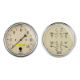 Picture of Autometer 5 inch Antique Beige 2 Piece Gauge Kit - Quad Speedometer
