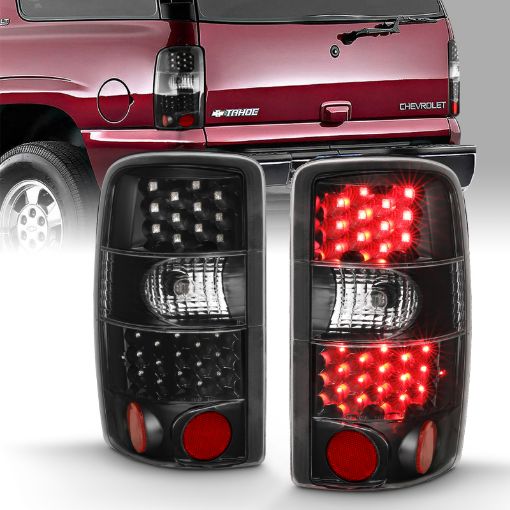Picture of ANZO 2000 - 2006 Chevrolet Tahoe Led Taillights BlackClear