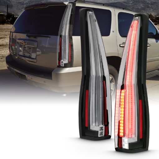 Picture of ANZO 2007 - 2014 Chevrolet TahOE Led Taillights RedClear
