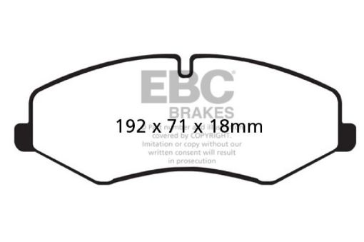 Picture of EBC 10 - 14 Land Rover LR4 5 Extra Duty Front Brake Pads