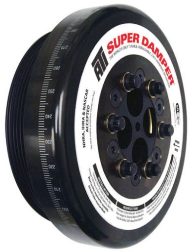 Picture of ATI Damper - 8.074in - Steel - 8 Grv - Cummins - 4BT - 6BT - 3.9L - 5.9L - 3 Ring - Diesel