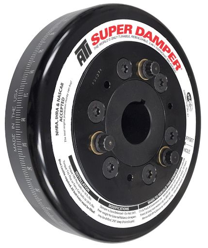 Picture of ATI Damper - 7.074in - Steel - Chevy SB 90 Deg V6 - Pont 4 Cyl - 3 Ring - 1Pc