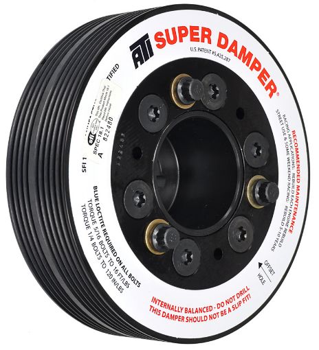 Picture of ATI Damper - 5.50in - Alum - 4 5 Grv - Subaru WRX EJ20 22 25 Engine 1Pc