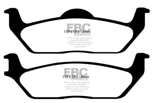 Picture of EBC 11 Ford F150 3.5 Twin Turbo (2WD) 6 Lug Extra Duty Rear Brake Pads