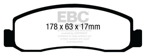 Picture of EBC 11 Ford F250 (inc Super Duty) 6.2 (2WD) Extra Duty Front Brake Pads