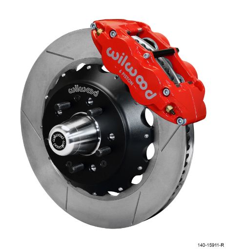 Picture of Wilwood Narrow Superlite 6R Front Big Brake Kit 14.00in GT competition Series Rotor - Red