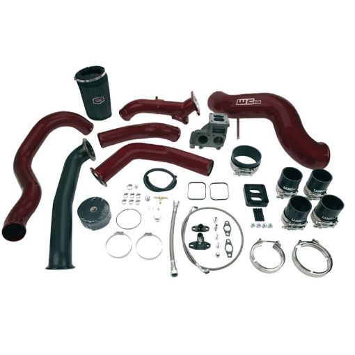 Picture of Wehrli 01 - 04 Chevrolet 6.6L LB7 Duramax S400 Turbo Install Kit (No Turbo) - Grape Frost